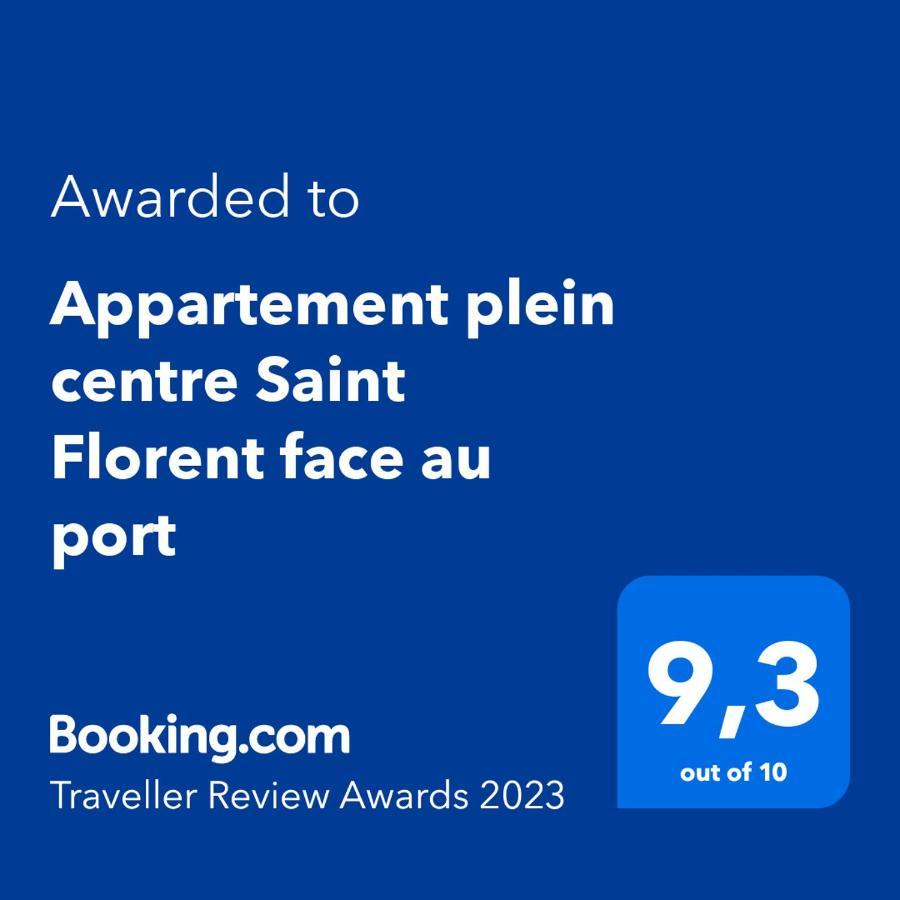 Appartement Plein Centre Saint Florent Face Au Port ภายนอก รูปภาพ